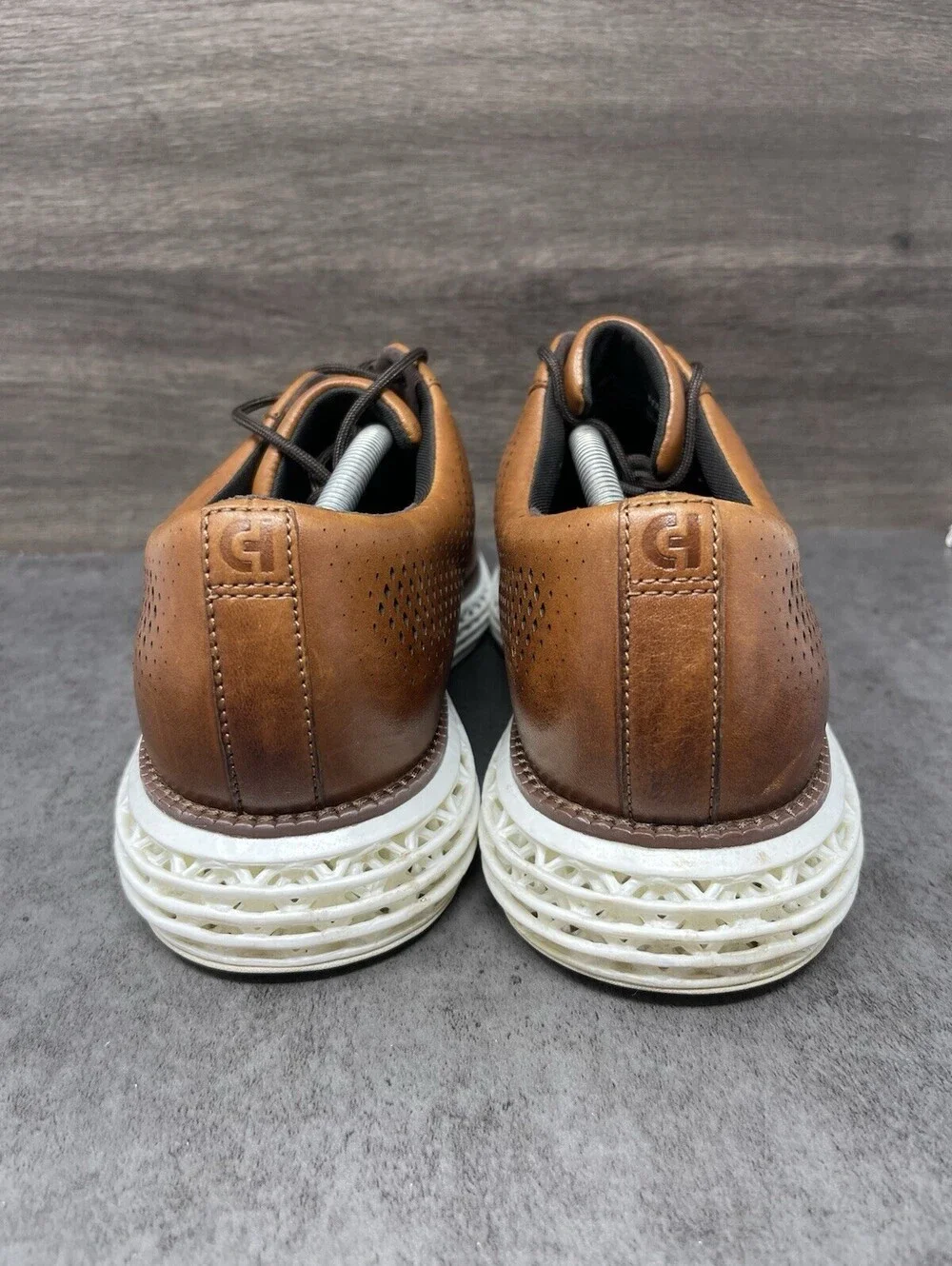 Cole Haan OriginalGrand 2.0 Oxford British Tan Size 11 Mens Leather Dress Shoes